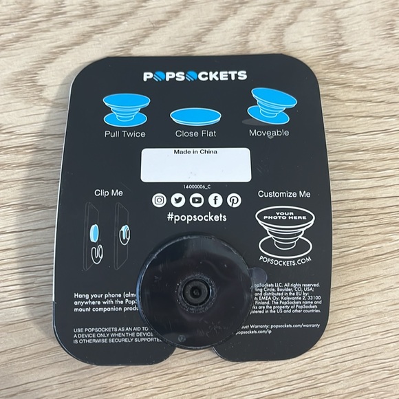 POPSOCKETS Pink Glitter “R” - Picture 2 of 3